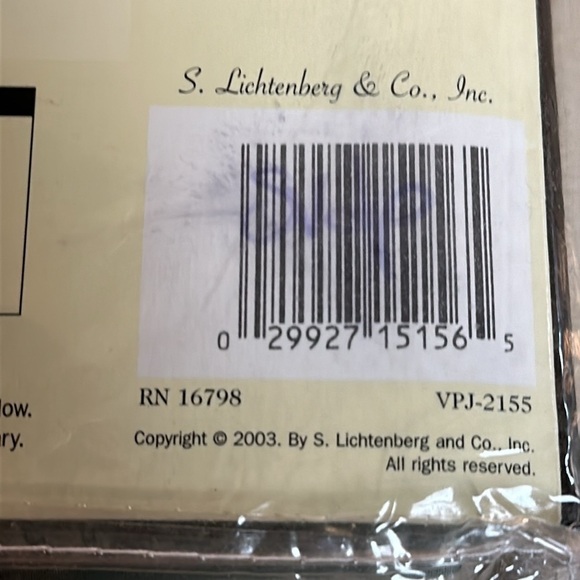 S. Lichtenberg & Co., Inc. Roma Scarf Sheer Window Scarf Sage New in Bag - Picture 6 of 6